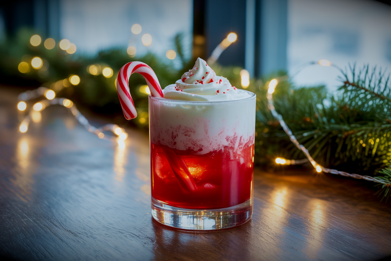 The Keto Candy-Cane White Russian (Christmas Cocktail)